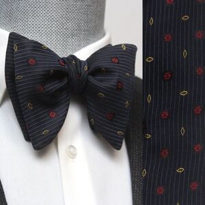 Men's Self tied Bow Tie Big Butterfly Bow tie S612 Red Blue Ornament